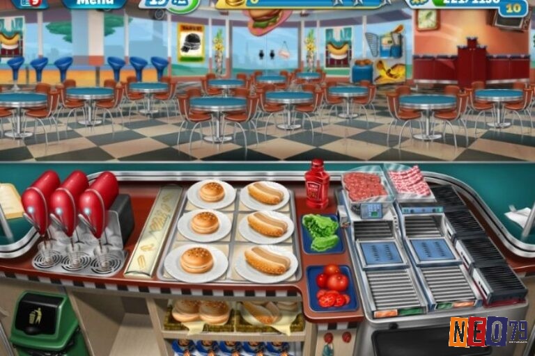 Cooking Fever thu hút game thủ bởi đồ họa 2D sắc nét