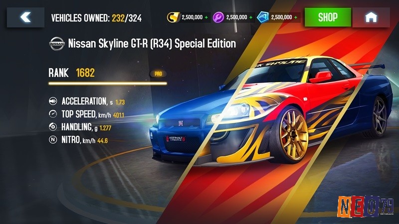 Asphalt 8: Airborne sở hữu đồ họa tuyệt đẹp