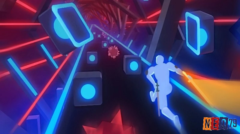 Beat Blade Dash Dance có cách chơi giống các tựa game âm nhạc khác