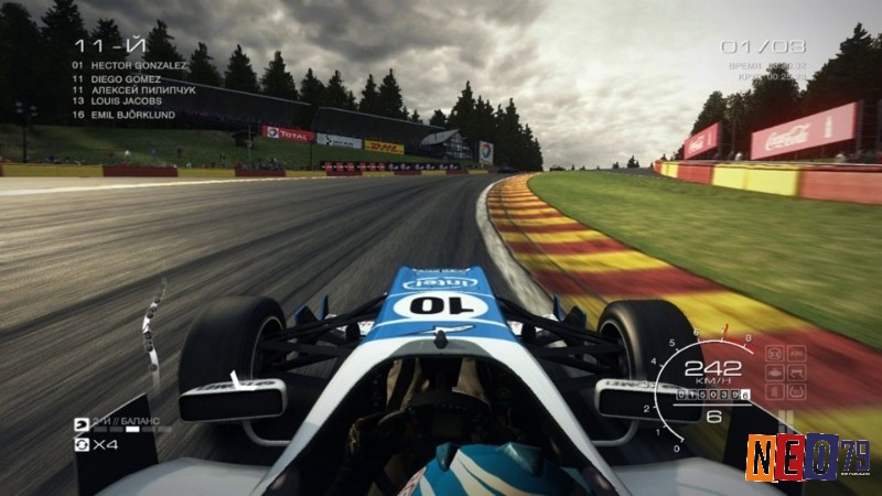 GRID Autosport là một game iOS đua xe chuyên nghiệp với các đường đua đẹp mắt