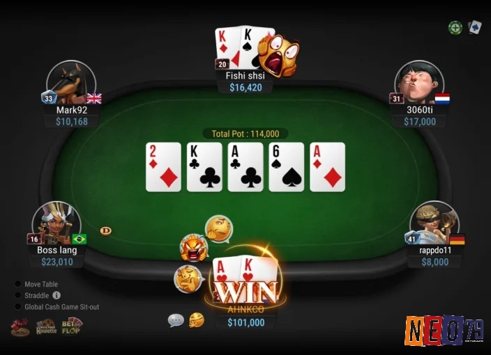 Chiến thuật Poker Texas Hold’em theo giai đoạn của ván đấu