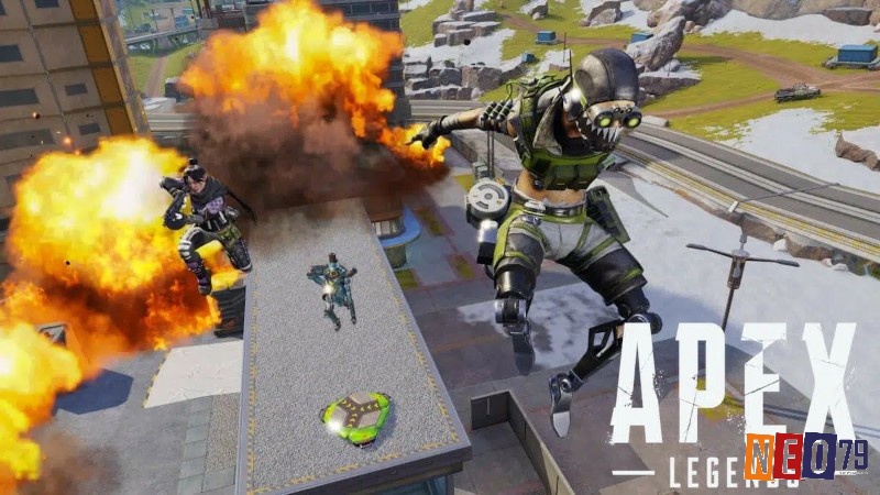 Apex Legends khuyến khích người chơi di chuyển và chiến đấu, tích cực thu thập vật phẩm giống như trong PUBG