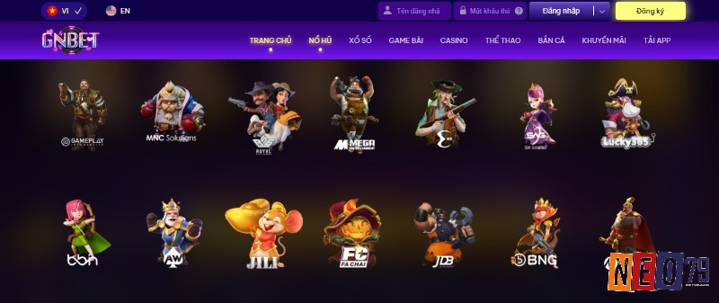 Game slot tại Gnbet có tỉ lệ nổ cao nhất trên thị trường hiện nay