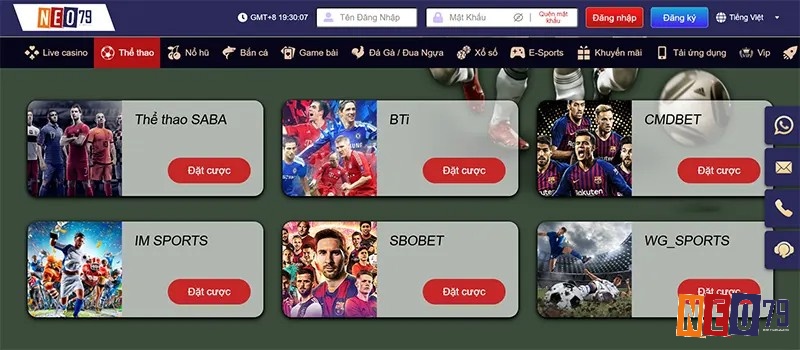 Cá cược thể thao với các sảnh game cập nhật các trận đấu liên tục từng giây
