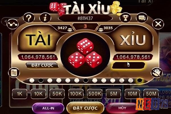 Luật chơi tài xỉu đơn giản!