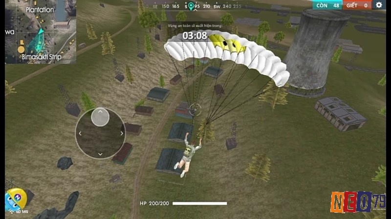 Chiến thuật Free Fire là chọn vị trí phù hợp để nhảy