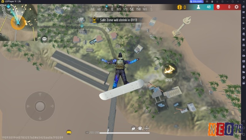 Chọn khu vực yên tĩnh để loot giúp bạn an toàn