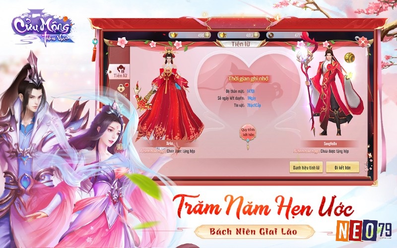 Những hoạt động nổi bật trong game cửu mộng tiên vực