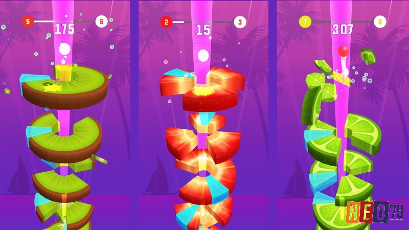 Helix Crush nổi bật bởi cơ chế chơi đơn giản