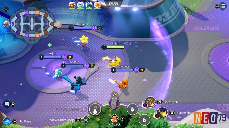Pokemon Unite là game MOBA thân thiện, phù hợp người mới và trẻ em, với trận đấu ngắn và hơn 40 nhân vật Pokemon đa dạng kỹ năng