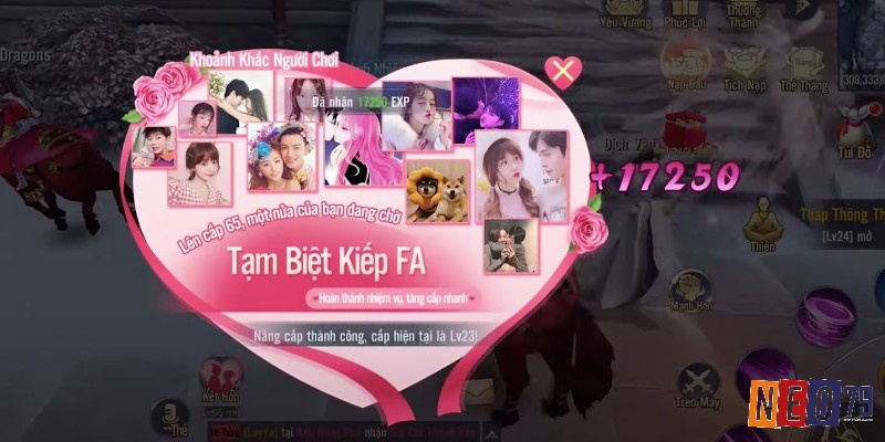 Bạn có thể tìm kiếm cho mình một bạn chơi để kết duyên tạo nên một mối quan hệ ảo trong game
