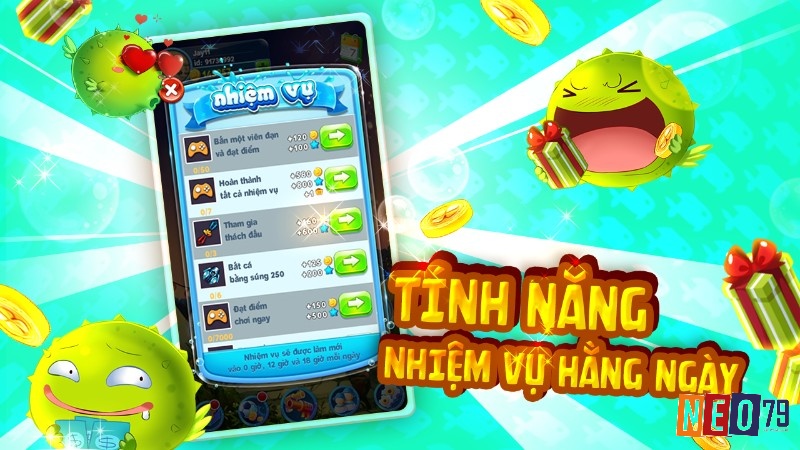 Anh em cần hoàn thành các nhiệm vụ để có thể thu về lượng vàng thưởng khủng