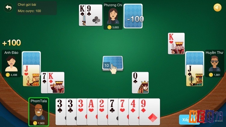 Các quy định cơ bản có trong game bài tá lả