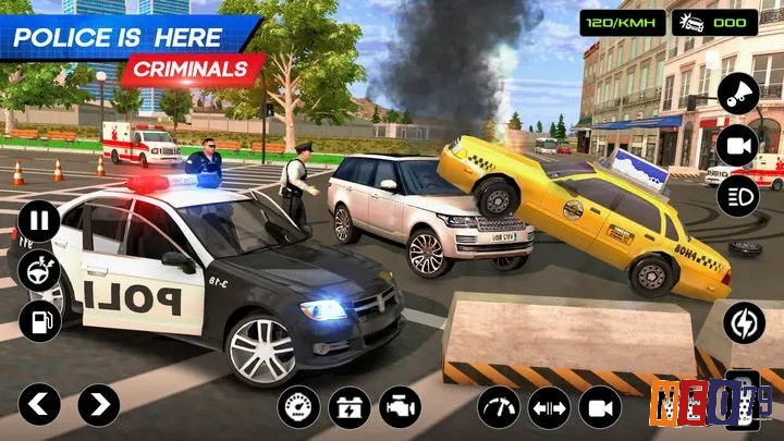 Khi mới bắt đầu chơi game đi cảnh trên điện thoại, làm quen các thao tác điều khiển nhân vật và phương tiện