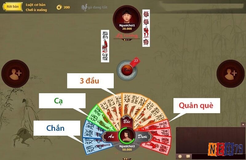Việc xây dựng chiến thuật phòng thủ và tấn công hợp lý theo tình hình bài trên tay à yếu tố quyết định thắng thua