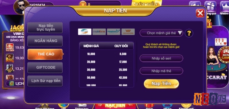 Các nền tảng casino hiện nay cho phép nạp rút đa phương thức, thuận tiện cho người chơi tham gia.